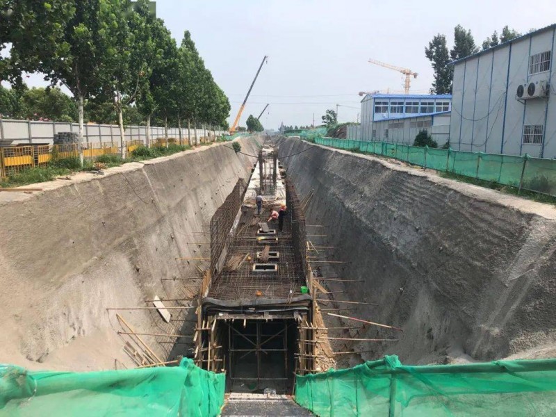 河南鹤壁东区综合管廊一期工程量完成30