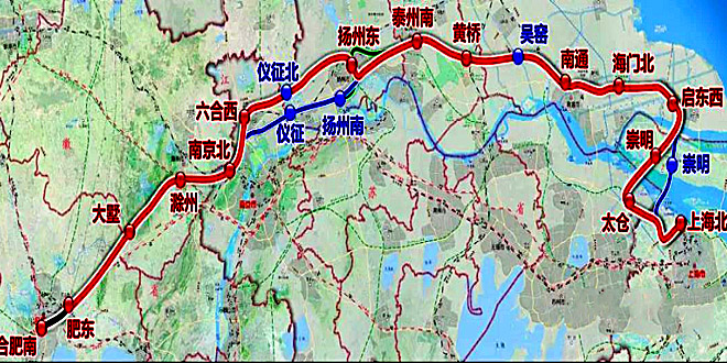 沪渝蓉高铁上海至南京至合肥段可研即将获批