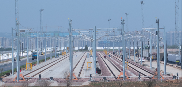 中铁七局新建洛阳动车组存车场项目正式投入运营_中华建设网