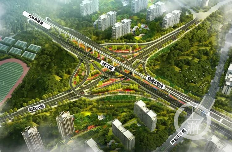 刘家坪立交柏林立交广阳湾一大批交通项目即将开工
