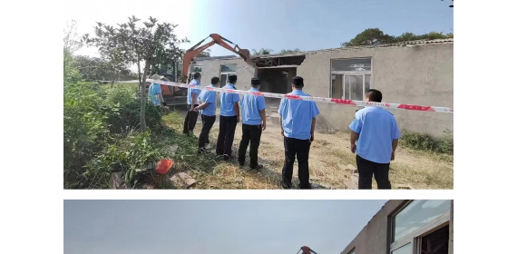 武汉黄陂区祁家湾街依托路长制  拆除占用耕地违法建设1200余平方米