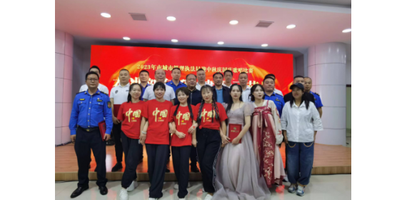 湖北天门市城管执法局举办庆中秋迎国庆歌唱比赛