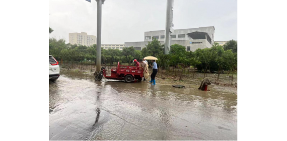 武汉市东西湖慈惠街：闻“汛”而动  逆雨而行  确保人民群众出行安全