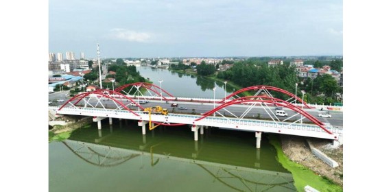 联投湖北路桥汉川城区桥梁改造项目七一桥投入使用